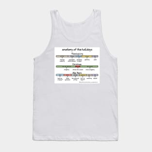 anatomy of the holidays Tank Top